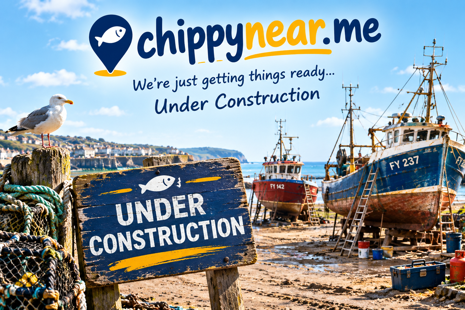 chippynear.me — we're just getting things ready, under construction
